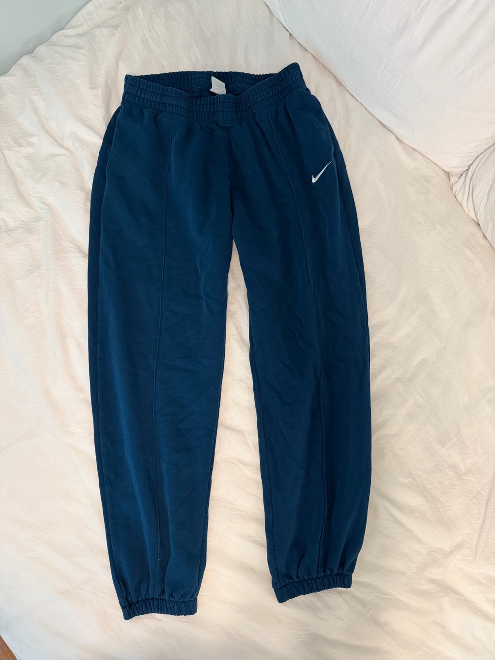 Nike Youth Dark Blue Joggers with Swoosh